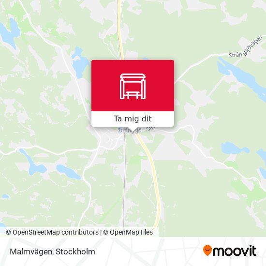 Malmvägen karta