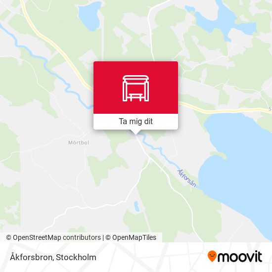 Åkforsbron karta