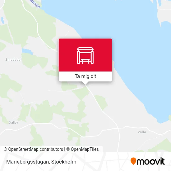 Mariebergsstugan karta