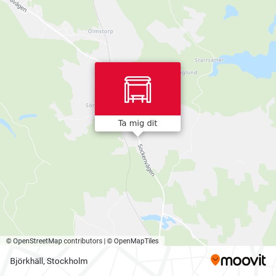 Björkhäll karta