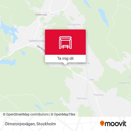 Ölmstorpsvägen karta