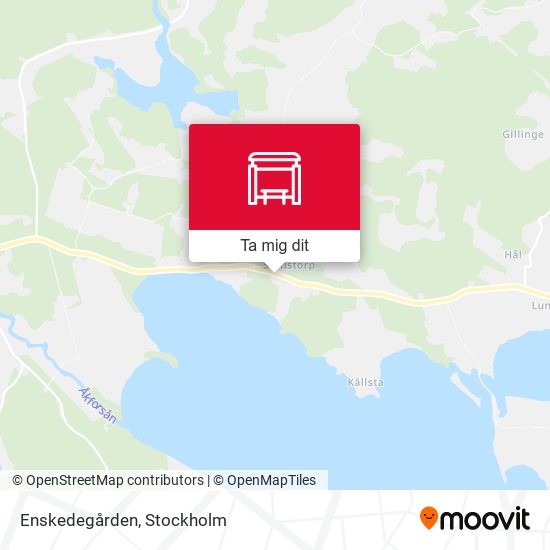Enskedegården karta