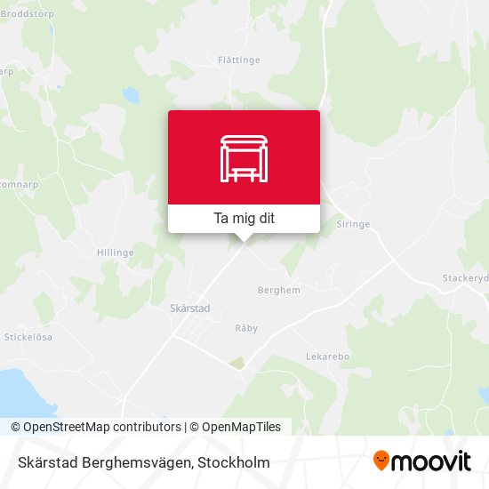 Skärstad Berghemsvägen karta