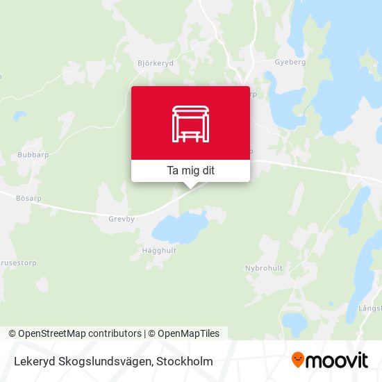 Lekeryd Skogslundsvägen karta