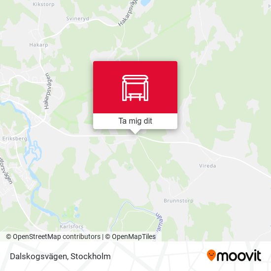 Dalskogsvägen karta