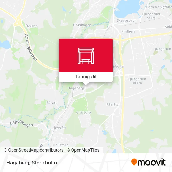 Hagaberg karta