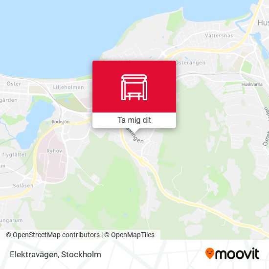 Elektravägen karta