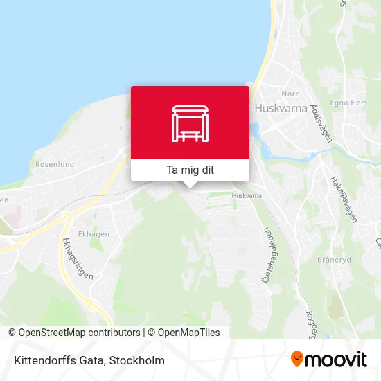 Kittendorffs Gata karta