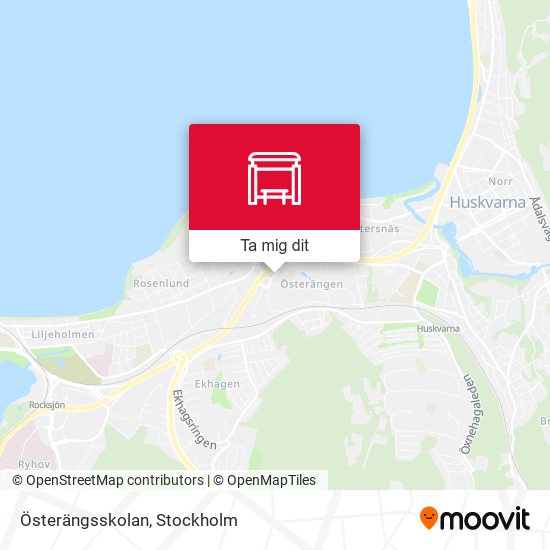 Österängsskolan karta
