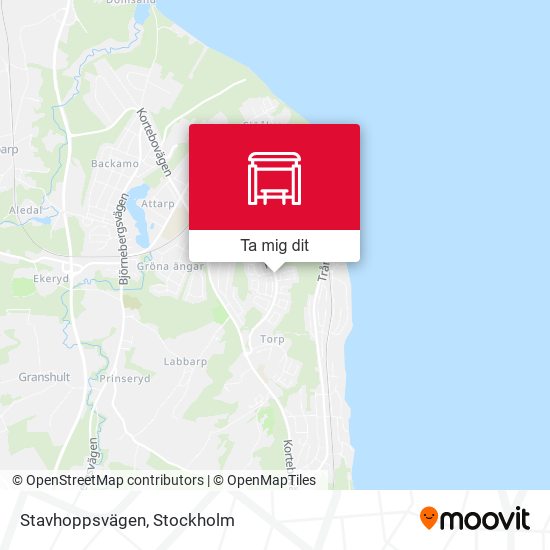 Stavhoppsvägen karta
