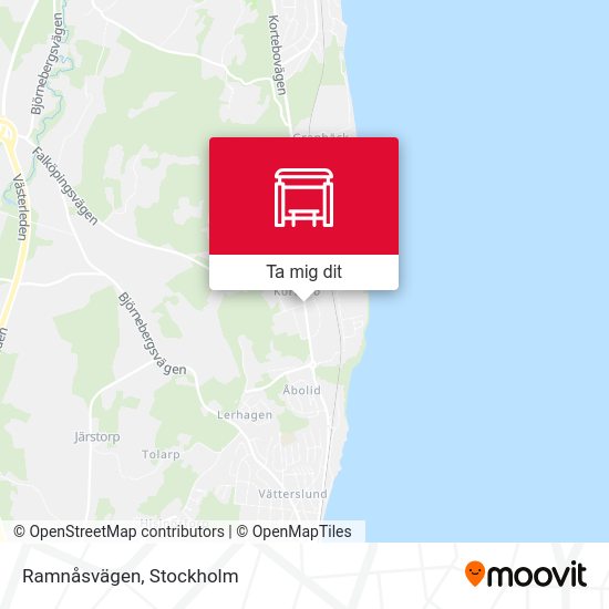 Ramnåsvägen karta