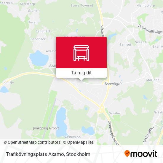 Trafikövningsplats Axamo karta