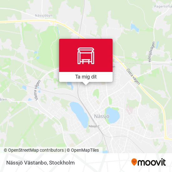Nässjö Västanbo karta