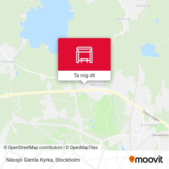 Nässjö Gamla Kyrka karta