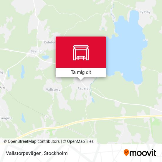 Vallstorpsvägen karta