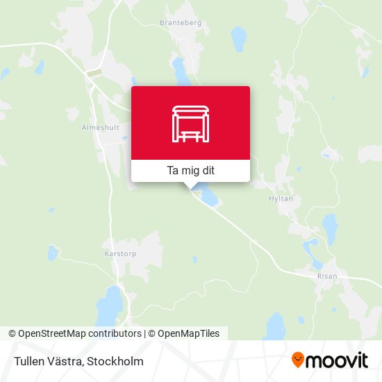 Tullen Västra karta