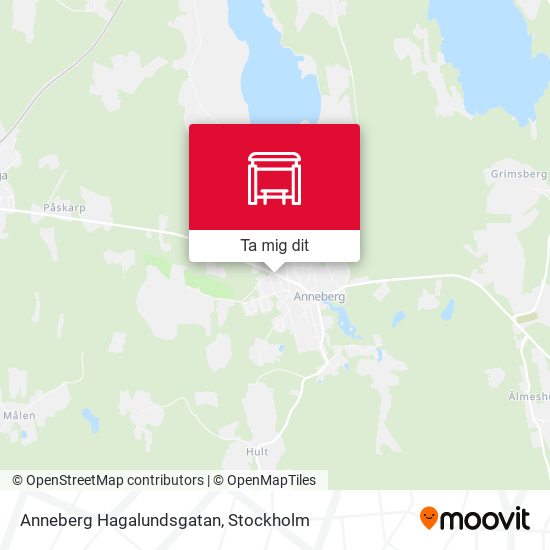Anneberg Hagalundsgatan karta