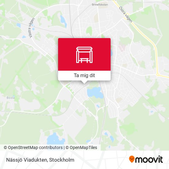 Nässjö Viadukten karta