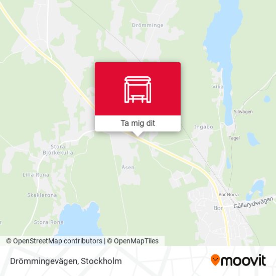 Drömmingevägen karta