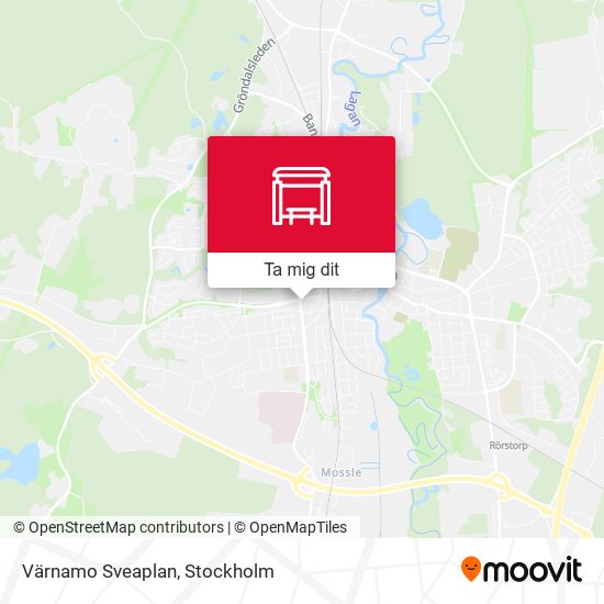 Värnamo Sveaplan karta