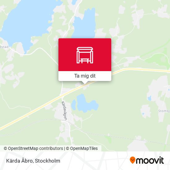 Kärda Åbro karta