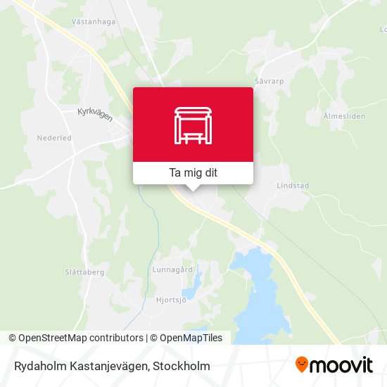 Rydaholm Kastanjevägen karta