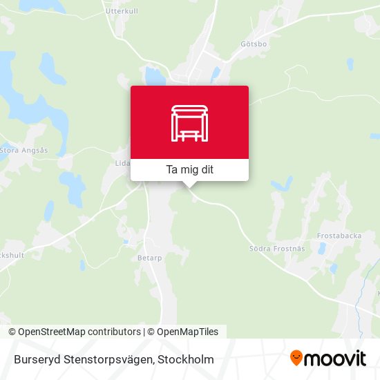 Burseryd Stenstorpsvägen karta