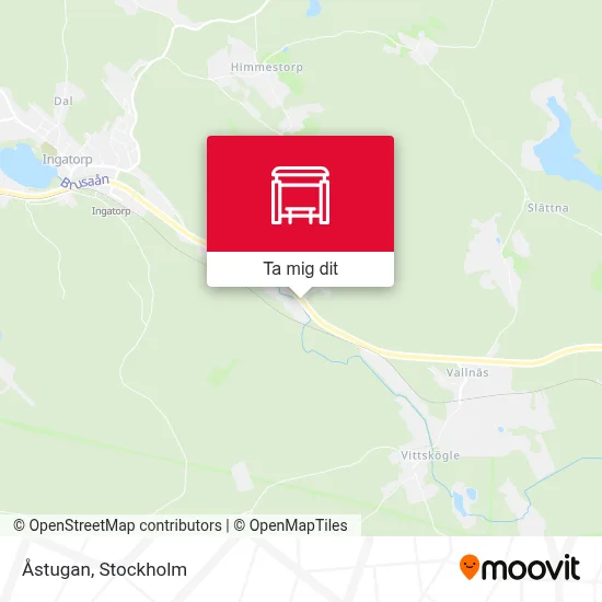 Åstugan karta