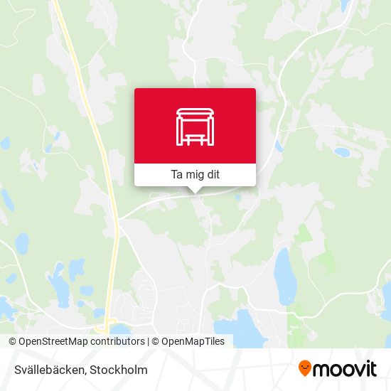 Svällebäcken karta