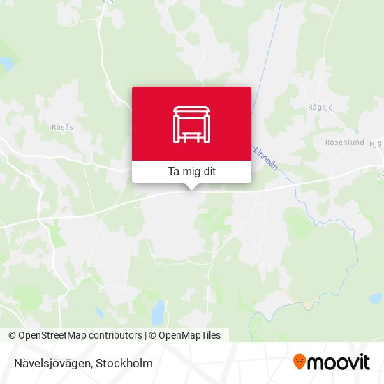 Nävelsjövägen karta