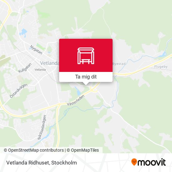 Vetlanda Ridhuset karta