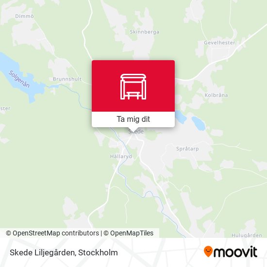 Skede Liljegården karta