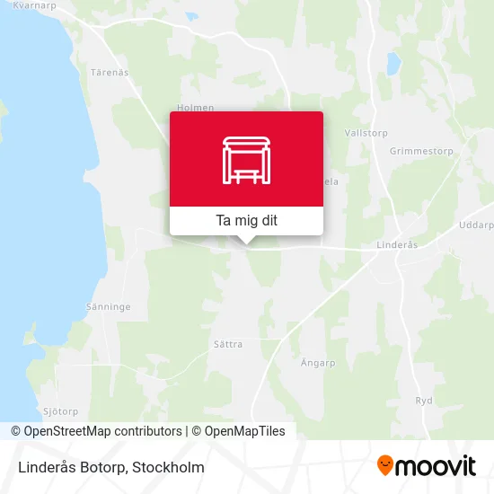 Linderås Botorp karta