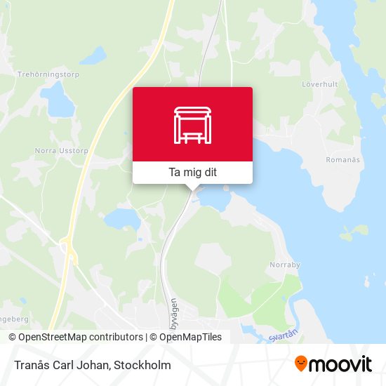 Tranås Carl Johan karta