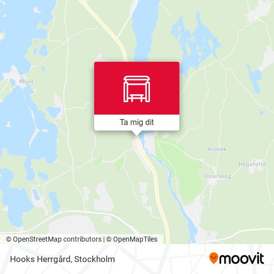 Hooks Herrgård karta