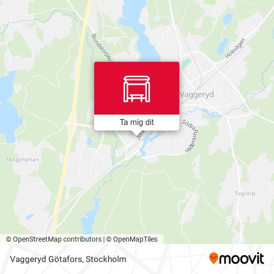 Vaggeryd Götafors karta