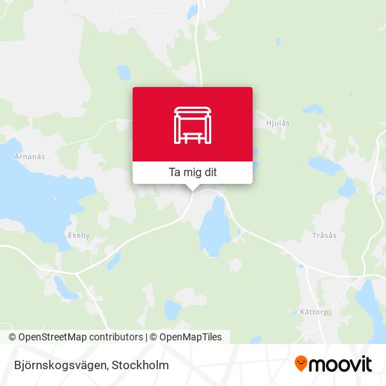 Björnskogsvägen karta