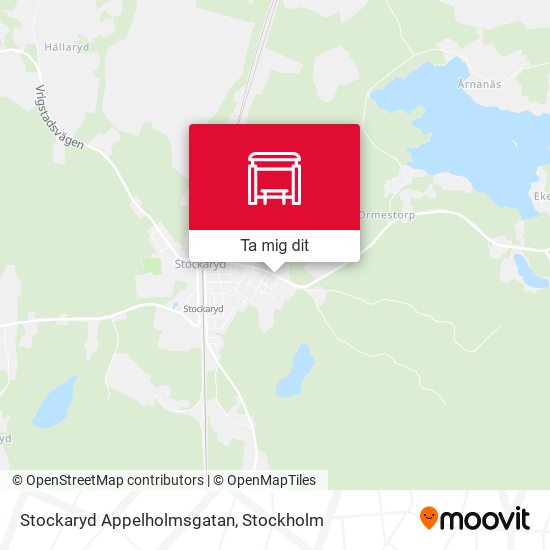 Stockaryd Appelholmsgatan karta