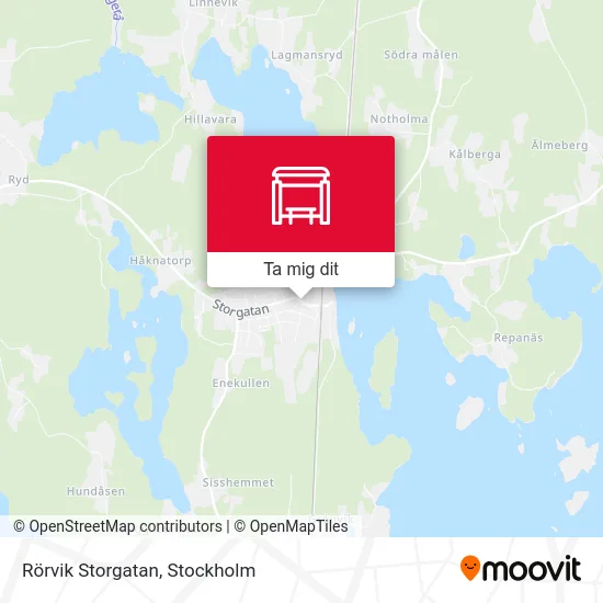 Rörvik Storgatan karta