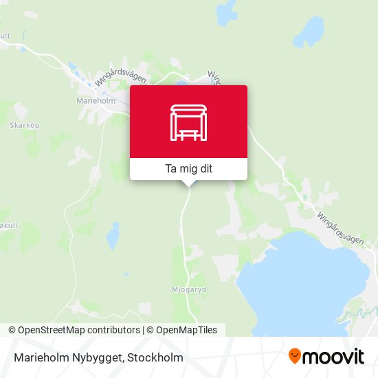 Marieholm Nybygget karta