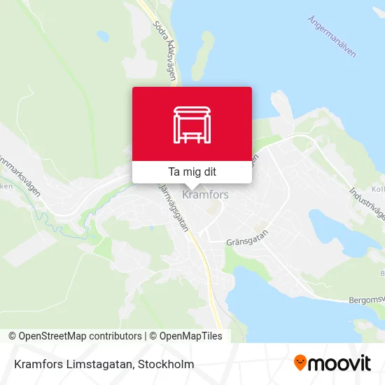 Kramfors Limstagatan karta