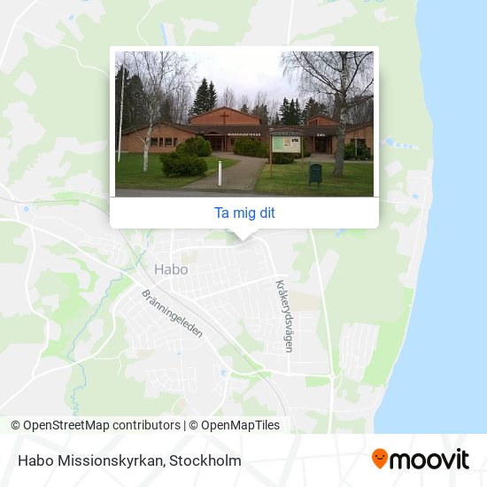 Habo Missionskyrkan karta