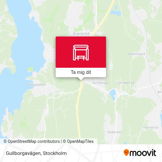 Gullborgavägen karta