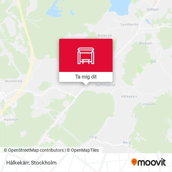 Hålkekärr karta