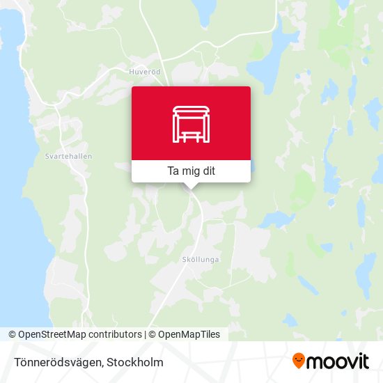 Tönnerödsvägen karta