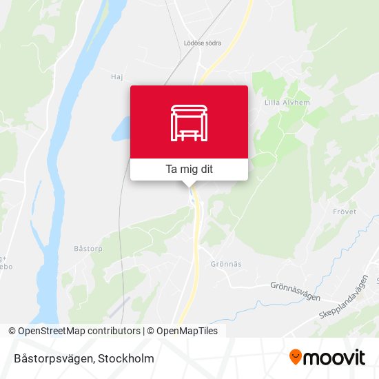 Båstorpsvägen karta