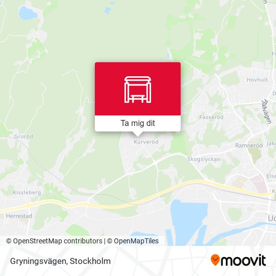 Gryningsvägen karta