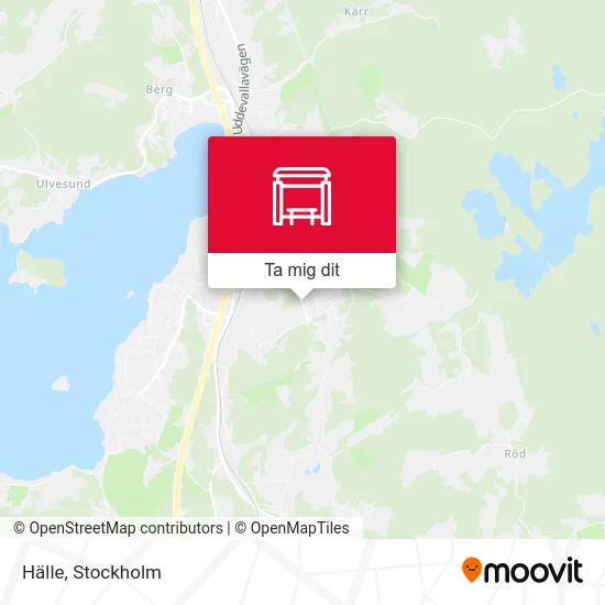 Hälle karta