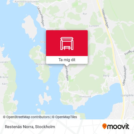 Restenäs Norra karta