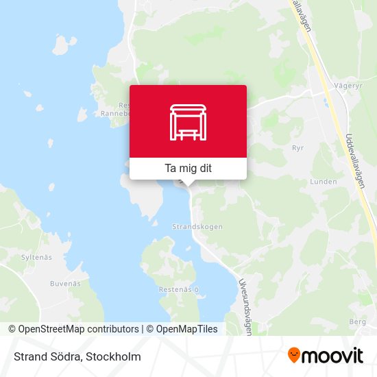 Strand Södra karta